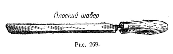 Словарь школьника, плоский шабер